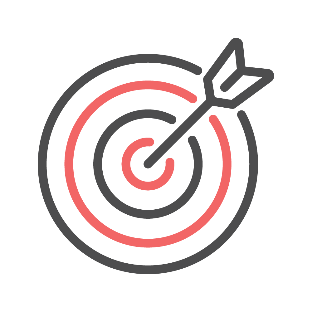 Icon depicting a bullseye